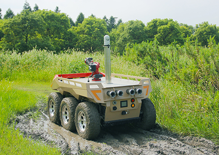 六輪應急救援機器人